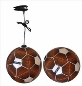 Thuis sporten - Mini bal met elastiek KICK and PLAY db SKILLS Oranje - thuis oefenen - voor binnen en buiten