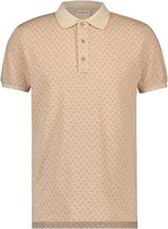 Purewhite -  Heren Slim Fit   Polo  - Bruin - Maat XS