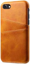 Apple iPhone SE 2020 Back Cover Kunstleer - Bruin