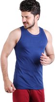 Embrator 2-pack mannen Tank-Top ronde hals donkerblauw maat M