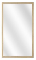 Spiegel met Vlakke Houten Lijst - Natuur Eiken - 20x50 cm