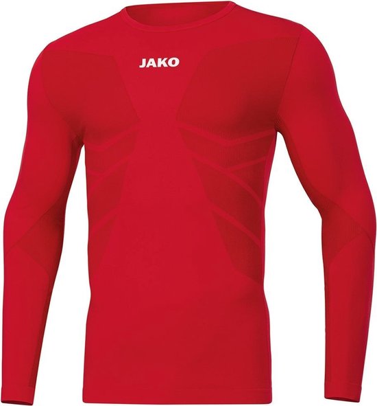 Jako - Longsleeve Comfort 2.0 Junior - Shirt Comfort 2.0 - XS - Rood