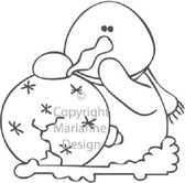 Clear stamps » Stamp Fairy » Sf1104 Clear stamp Sneeuwpop