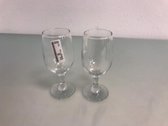 Wijnglazenset doorzichtig