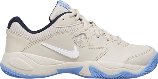 Nike Sportschoenen - Maat 40.5 - Vrouwen - creme wit/wit/blauw/navy |  bol.com