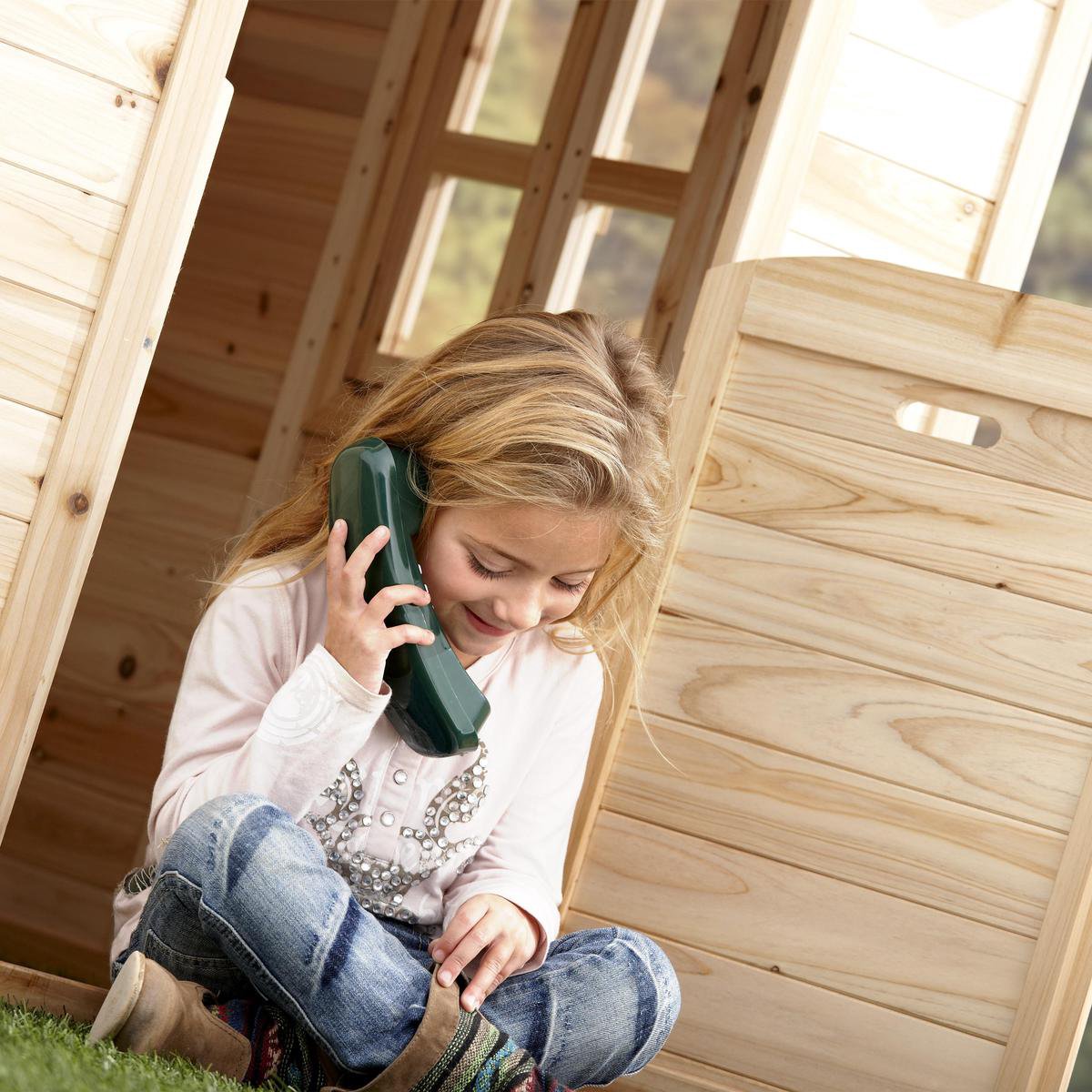 AXI Noa Speelhuis in Bruin - Speelhuisje voor de tuin / buiten - FSC hout - Tuinhuisje voor kinderen - 10 jaar garantie! — afbeelding 5