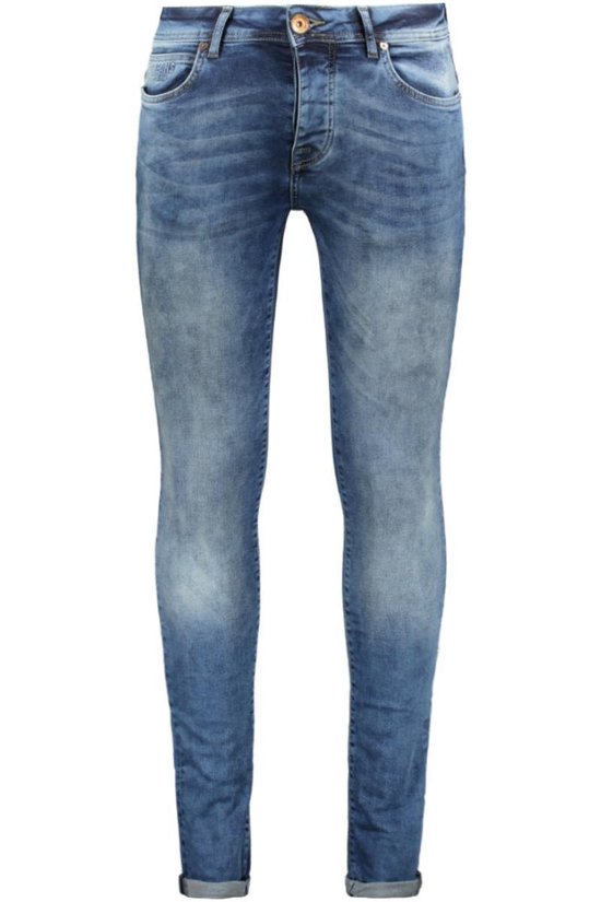 Jeans Cars - Jeans pour hommes - Super Skinny - Stretch - Longueur 34 - Poussière - Sombre Utilisé
