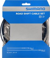 Shimano Road Schakelkabelset - Complete Schakelkabelset voor Racefiets - SIS Buitenkabel - 2 Binnenkabels - Zwart