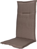 Coussin de chaise MaxxGarden - coussin de chaise de jardin - 120x50x6 cm - taupe