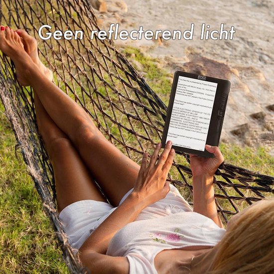 Simple E-Reader V2 – Hoge Resolutie & Extra Groot Beeldscherm + Oordopjes & Hoesje & Extra Batterij – 8GB - Zwart – E-Book Reader