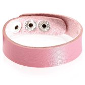 Leren armband LGT Jewels Verstelbaar Roze