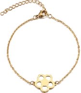 RVS bloem armband 18 cm + 4 | 316L | bff