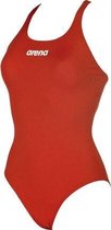 Arena W Solid Pro Dames Sportbadpak - Red/White - Maat 32