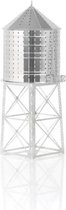 Mini NY Water Tower Bouwpakket - Tiny Miniature Stainless Steel Model New York Water Tower