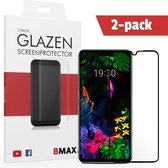 2-pack BMAX geschikt voor de Glazen Screenprotector Motorola Moto G8 Plus Full Cover Glas / Met volledige dekking / Beschermglas / Tempered Glass / Glasplaatje