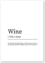 W DE•SIGN '99 Wine Poster - 21x30cm
