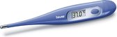 Beurer FT 09 Blue Thermometer lichaam - Koortsthermometer - Digitaal - Flexibele tip - Groot display - Waterproof - Schakelt automatisch uit - Geluidssignaal - Medisch gecertificeerd - Incl. batterijen - 5 Jaar garantie - Blauw