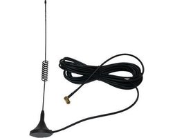 DAB+ magnetische antenne - SMB Female connector- Passieve Universele DAB antenne KIJK SVP naar de foto met de SMB aansluiting!