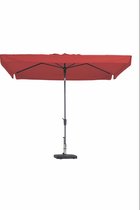 Madison parasol Delos luxe 200x300 cm - Rood