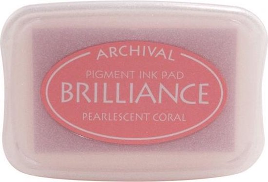 Tampon encreur Brilliance Pearl Coral Tampon encreur Brilliance Pearl Coral