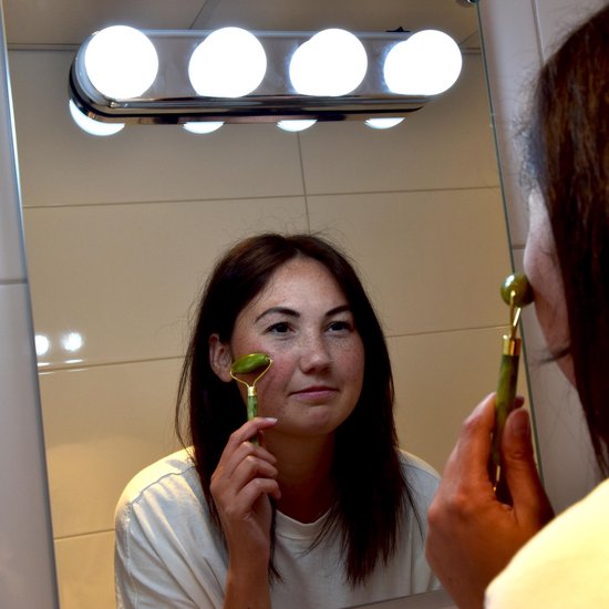 Make up Spiegelverlichting met Zuignap - Stay Cool Werkt op Batterijen |