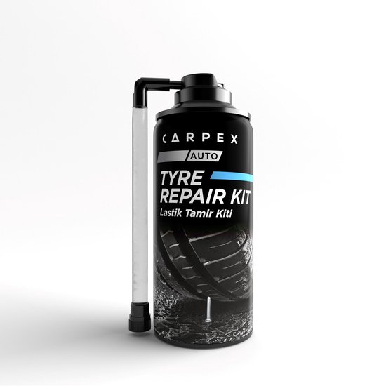 Carpex Tyre Repair Kit |Banden Reperatie Spray | Te gebruiken bij lekke band  ondeweg | bol.com