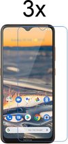 Nokia 5.3 Screenprotector Glas - Beschermglas Nokia 53 Screen Protector Glas - 3 stuks