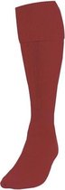 Precision Voetbalsokken Plain Unisex Nylon Donkerrood Maat 40-44