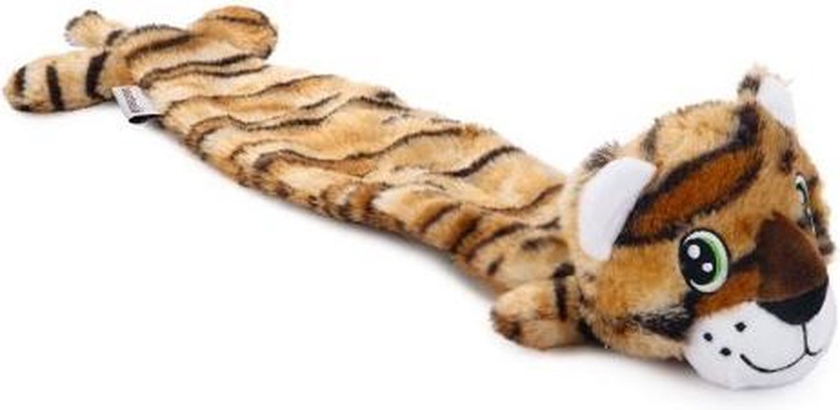 Beeztees Noa Tijger Hondenknuffel Plat