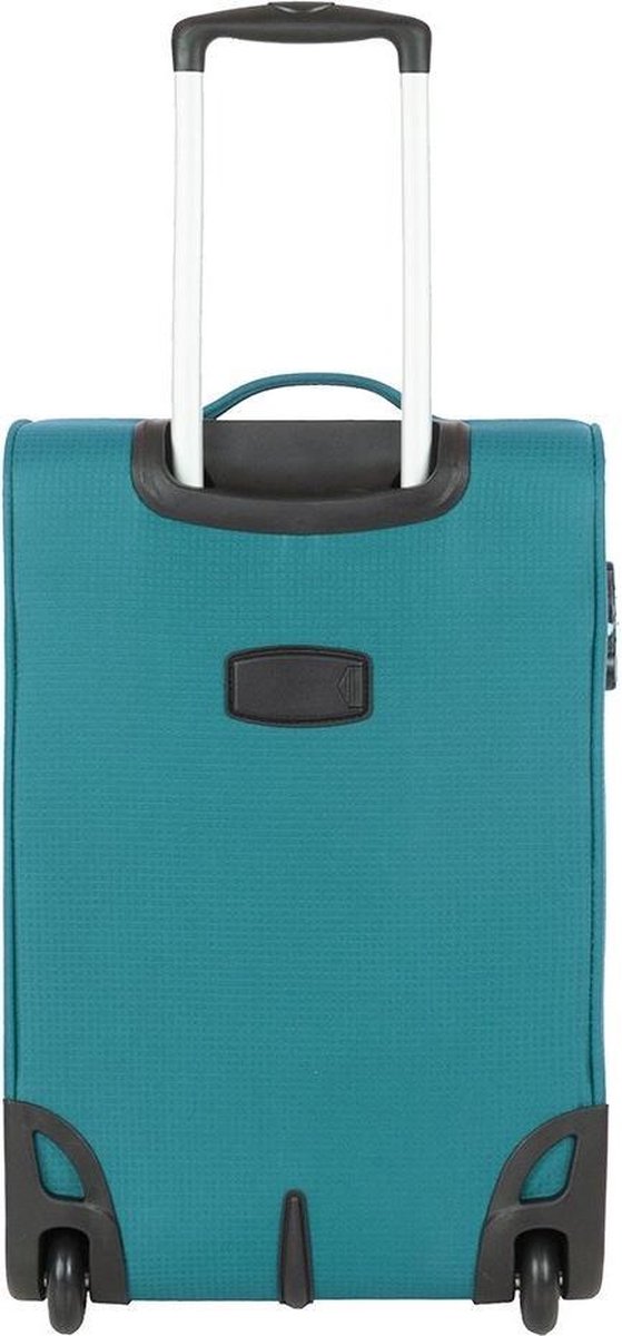 CarryOn Air Upright Handbagage Koffer 55x35x20cm - Zachte Trolley 37 Liter - Lichtgewicht (Blauw, Klein