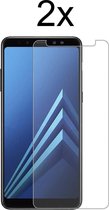 Samsung A8 2018 Screenprotector glas - Beschermglas Samsung Galaxy A8 2018 Screen Protector Glas - 2 stuks