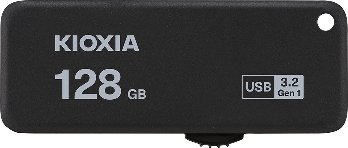 TransMemory U365 - 128 GB - USB Type-A - 3.2 Gen 1 (3.1 Gen 1) - 150 MB/s - Slide - Black