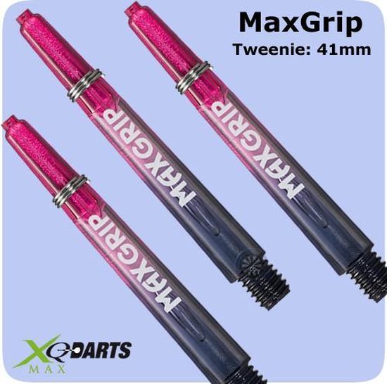 Thumbnail van een extra afbeelding van het spel Dragon darts - Maxgrip – 3 sets - darts shafts - zwart-roze - inbetween – en 3 sets – Vista-X – stevige - darts flights