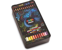 POSCA Kleurpotloden - Uni Mitsubishi Pencil - 36 stuks - Meerdere kleuren