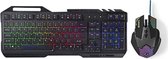 Nedis - Afterdark RGB - Gaming keyboard - Gaming Muis - Gaming Set