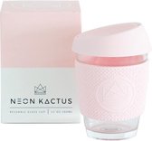 Koffiekopje - To Go - Neon Kactus - Flamingo - Roze - 340ml