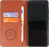 Kaarthouder Portemonnee Book Case - Hoesje Geschikt voor Samsung Galaxy S20 Plus - Bruin