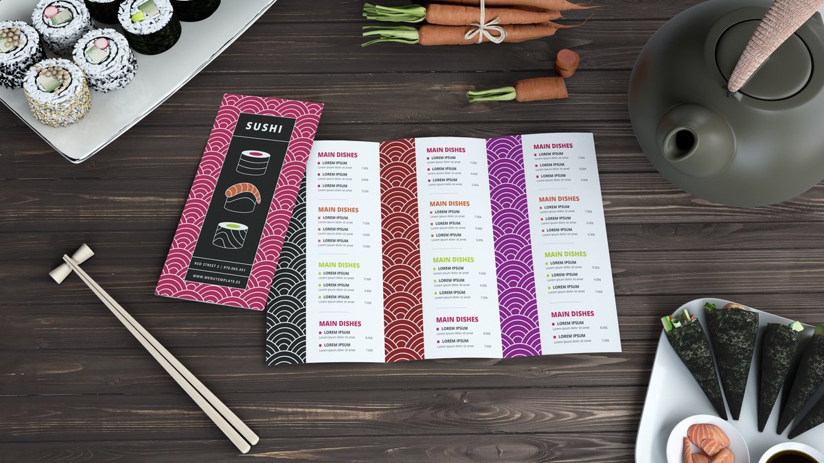 Bacterievrije menukaart - 35 stuks  (gepersonaliseerd)