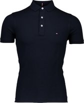 Tommy Hilfiger Polo Blauw Aansluitend - Maat L - Heren - Never out of stock Collectie - Katoen