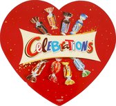 Celebrations hart chocolade - 215 gram