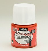 Porseleinverf - 05 Coral Red - Pebeo - 45ml