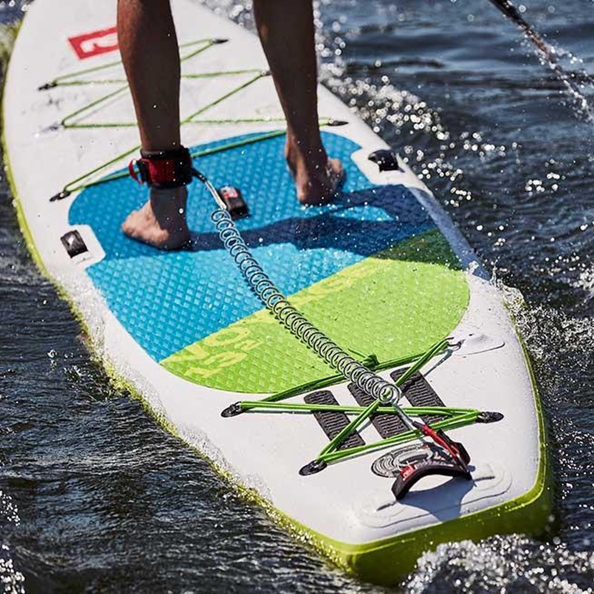 Red Paddle - Sup leash - Coiled - 8ft - Supboard - Enkelkoord - Suppen - Watersport - Sup leash – foto 2