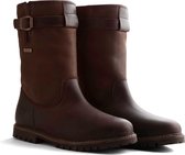 Travelin North Cape Outdoorlaarzen - Waterdicht & 100% Wol Gevoerd - Winterschoenen - Dames - Donkerbruin Leer - Maat 36