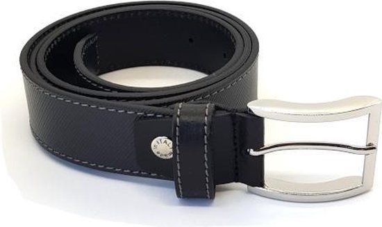 MYB Herenriem van echt suède - 35 mm - Made in Italy - hand