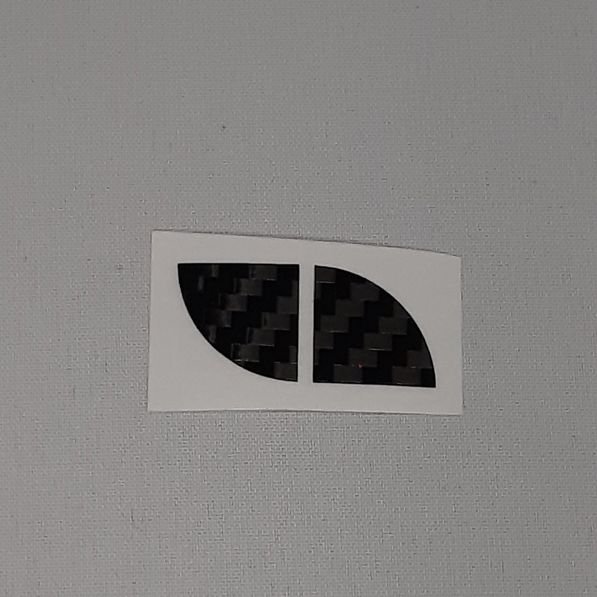 Carbon look sticker stuurwiel BMW embleem