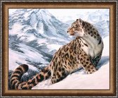 Daimond Painting kit Snow Leopard 50x40