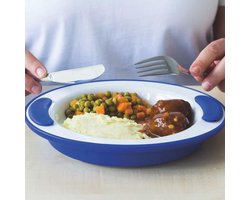 Adhome Warmhoudbord  melamine - 25,5cm - blauw