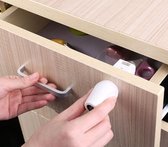 Secusta - Magnetisch Verborgen Kinderslot kastjes - Magneetslot - Lade/kast beveiliging - 4 STUKS