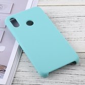 Effen kleur Vloeibare siliconen Dropproof beschermhoes voor Huawei P20 Lite (Glacier Blue)