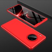 Voor Huawei Mate 30 Pro GKK Three Stage Splicing Volledige dekking PC-beschermhoes (rood)